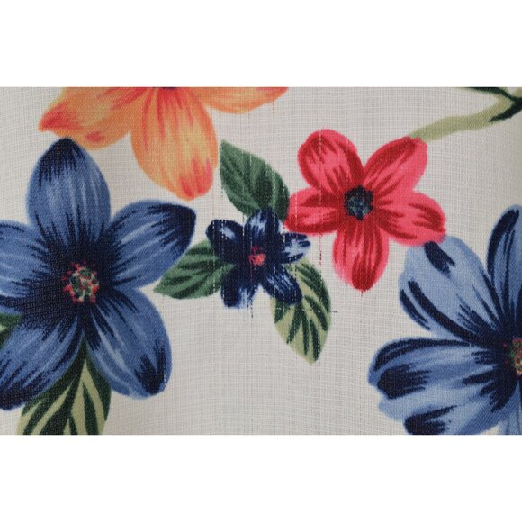 Vintage Floral‎ 1990s Polyester Button Down Blouse size XL - Picture 6 of 10